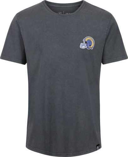 Recovered Clothing NFL Rams college - černé seprané Tričko vícebarevný