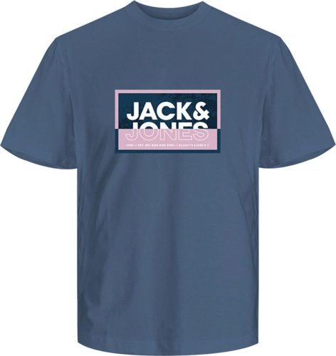 Jack & Jones Junior Tričko Jcologan FST JNR s letným potiskem detské tricko modrá