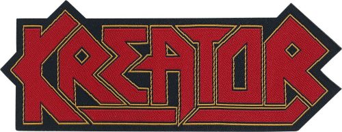 Kreator Kreator Logo nášivka cerná/cervená