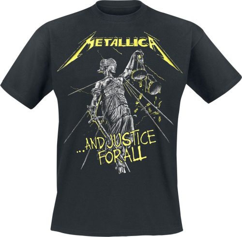 Metallica ...And Justice For All - Tracklist Tričko černá