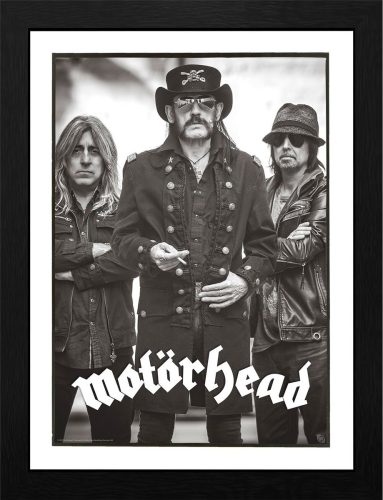 Motörhead Group Black and White Zarámovaný obraz standard