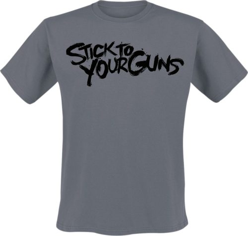 Stick To Your Guns Logo Tričko charcoal