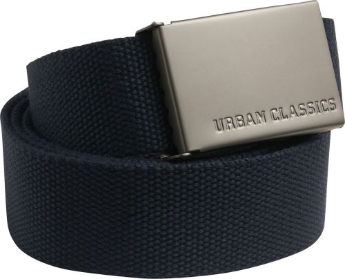 Urban Classics Canvas Belt Opasky námořnická modrá