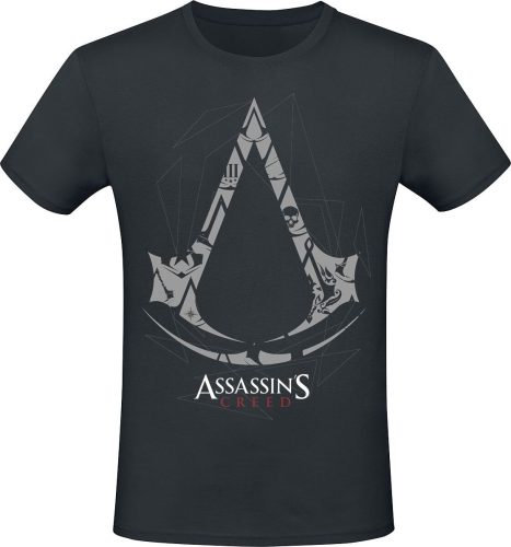 Assassin's Creed Crest Tričko černá