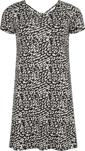 Only Onlbera back Lace up S/S Dress JRS NOOS Šaty leopardí