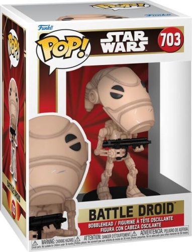 Star Wars Vinylová figurka č.703 Episode I - The Phantom Menace - Battle Droid Sberatelská postava vícebarevný