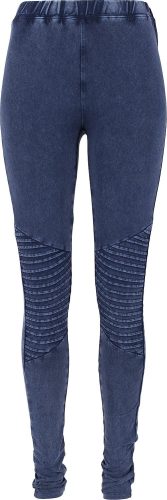 Urban Classics Ladies Denim Jersey Leggings Leginy modrá