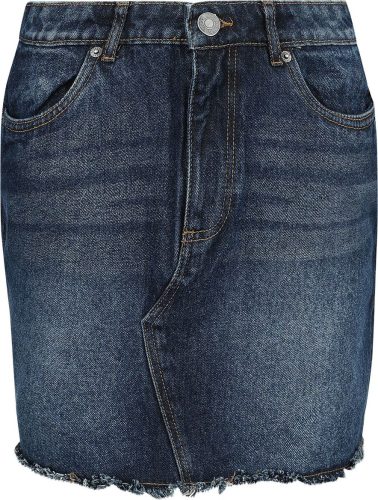 Urban Classics Ladies Heavy Mini Denim Skirt Mini sukně tmavě modrá