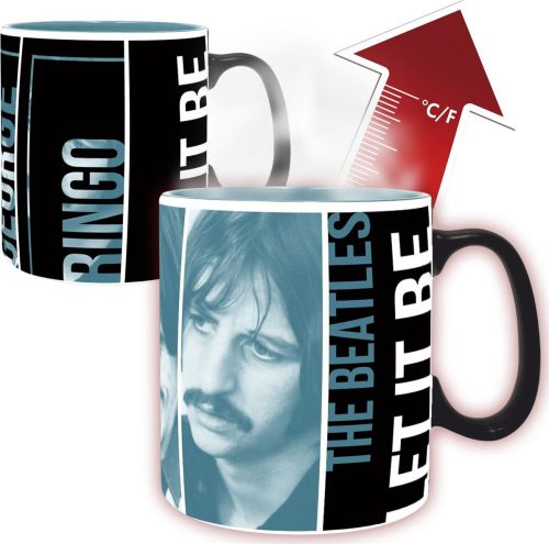 The Beatles Let It Be - Tasse mit Thermoeffekt Hrnek vícebarevný