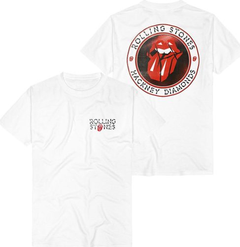 The Rolling Stones Hackney Diamonds Circle Label Tričko bílá