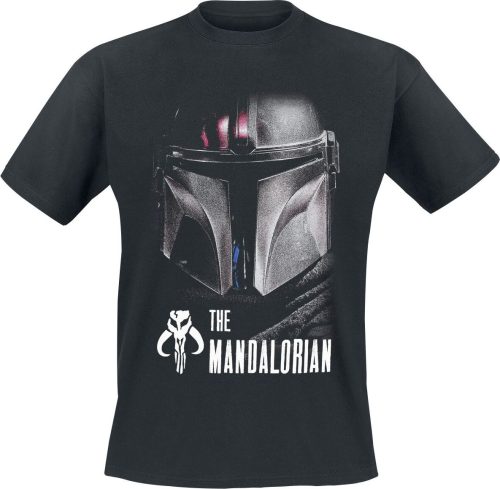 Star Wars The Mandalorian - Dark Warrior Tričko černá