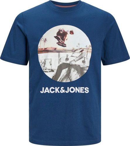 Jack & Jones Junior Tričko JJNavin JNR s krátkými rukávy detské tricko modrá