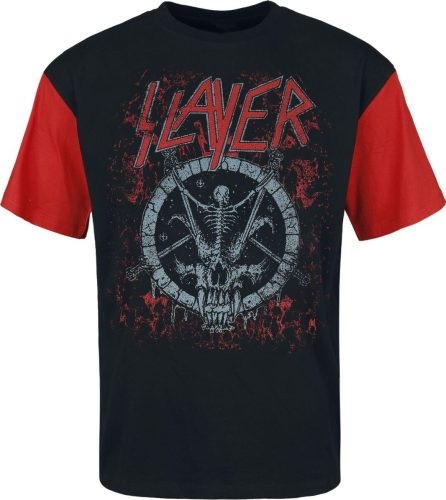 Slayer Circle Tričko cerná/cervená