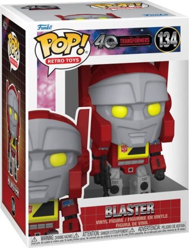 Transformers Blaster Vinyl Figur 134 Sberatelská postava celoplošný