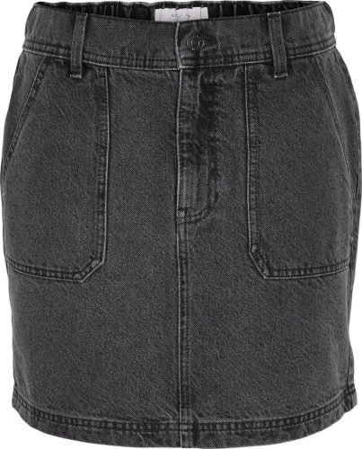 Noisy May NMRegina HW Denim Skirt VI431DG NOOS Mini sukně šedá