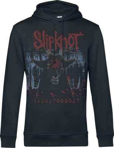 Slipknot Goat Splatter Paint Mikina s kapucí černá