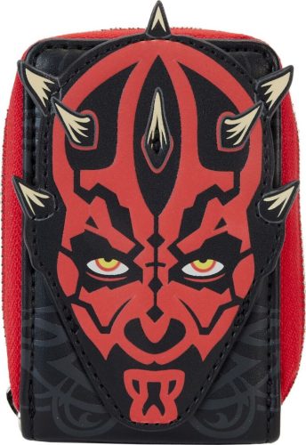 Star Wars The Phantom Menace - Loungefly - Darth Maul (25th Anniversary) (svítí v tmě) Peněženka cerná/cervená