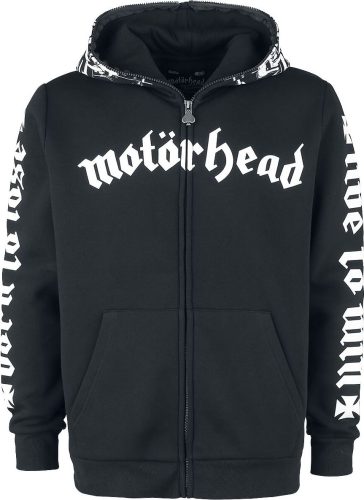 Motörhead EMP Signature Collection Mikina s kapucí na zip černá