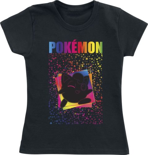 Pokémon Kids - Pummeluff - Regenbogen detské tricko černá