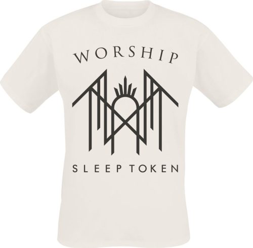 Sleep Token Worship Tričko přírodní