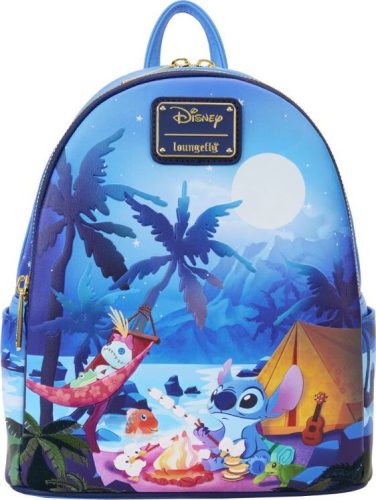 Lilo & Stitch Loungefly - Camping Cuties (svítí v tmě) Batoh vícebarevný