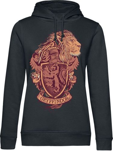 Harry Potter Gryffindor Dámská mikina s kapucí černá