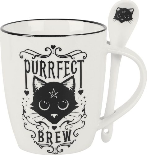 Alchemy England Purrfect Brew Hrnek bílá/cerná