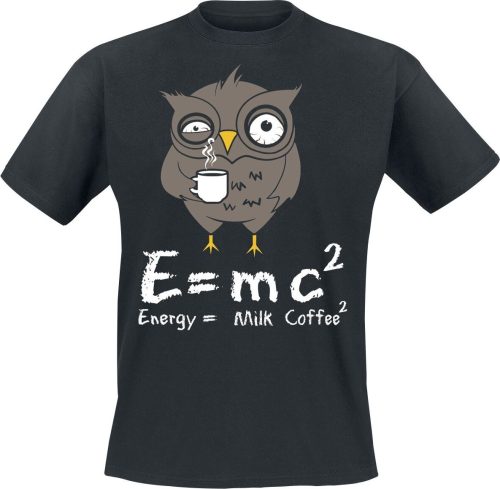 Tierisch Energy Milk Coffee Tričko černá