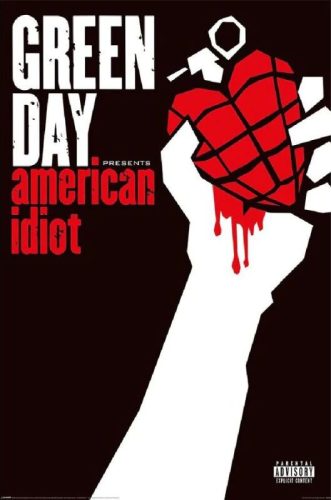 Green Day American Idiot plakát vícebarevný