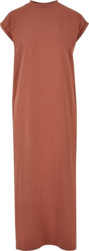 Urban Classics Ladies Long Extended Shoulder Dress Šaty červená