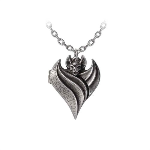 Alchemy Gothic Darken Heart Locket Náhrdelník standard