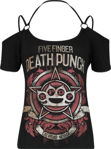 Five Finger Death Punch Red Logo Dámské tričko černá