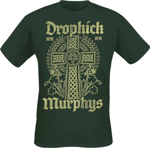 Dropkick Murphys Celtic Cross Tričko zelená