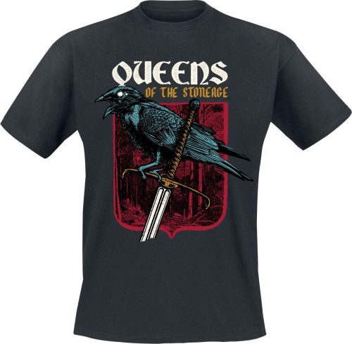 Queens Of The Stone Age Sword Crow Tričko černá