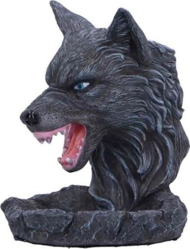 Nemesis Now Dark Wolf Backflow Incense Burner dekorace vícebarevný