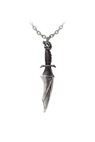 Alchemy Gothic Vampyre Knife Pendant Náhrdelník - řetízek stríbrná