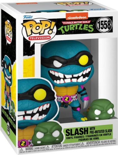 Teenage Mutant Ninja Turtles Vinylová figurka č.1558 Turtles in Time - Slash with Pre-mutated Slash Sberatelská postava vícebarevný