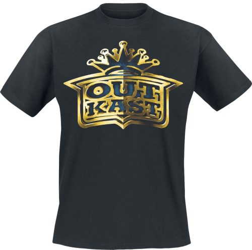 OutKast Gold Logo Tričko černá