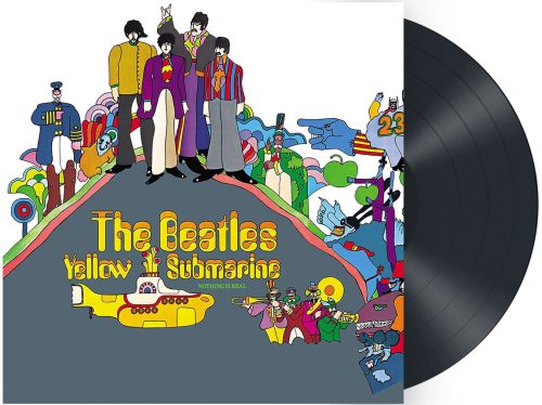 The Beatles Yellow submarine LP černá