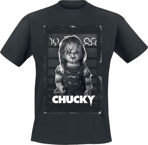 Chucky - Child's Play VHS Cover Tričko černá