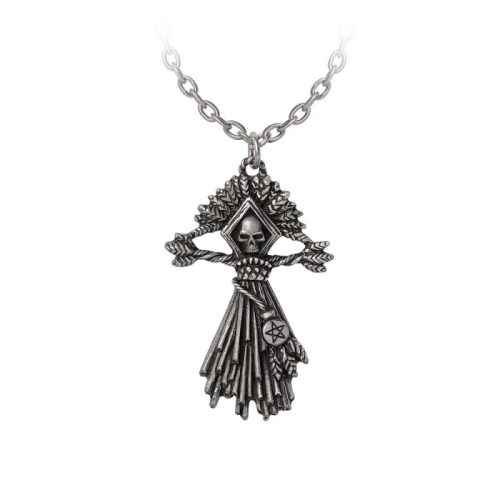 Alchemy Gothic Corn Witch Pendant Náhrdelník - řetízek stríbrná