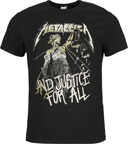 Metallica Amplified Collection - And Justice For All Tričko černá