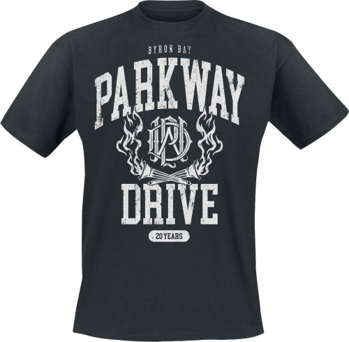 Parkway Drive 20 Years Crest Tričko černá