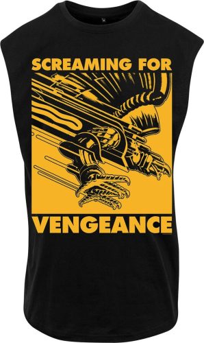 Judas Priest SFV 1 Colour Squared Gold Tank top černá