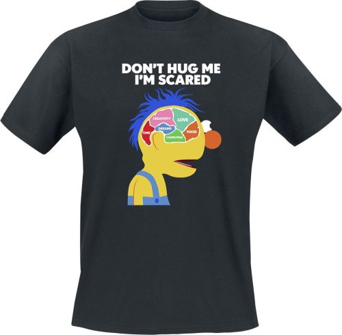 Don't Hug Me I'm Scared Brain Tričko černá