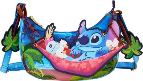 Lilo & Stitch Loungefly - Camping Cuties Hammock Taška pres rameno vícebarevný