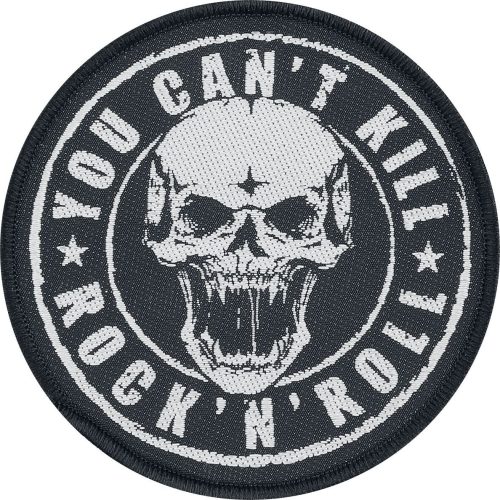 Generic You Can't Kill Rock N Roll nášivka cerná/bílá