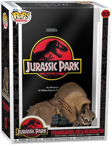 Jurassic Park Funko POP! Movie Poster - Tyrannosaurus Rex & Velociraptor Sberatelská postava vícebarevný