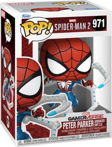 Spider-Man Vinylová figurka č.971 Peter Parker Suit Advanced Suit 2.0 2 Sberatelská postava vícebarevný