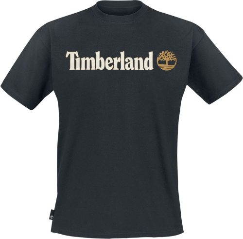 Timberland Tričko s krátkými rukávy Kennebec River Linear Logo Tričko černá